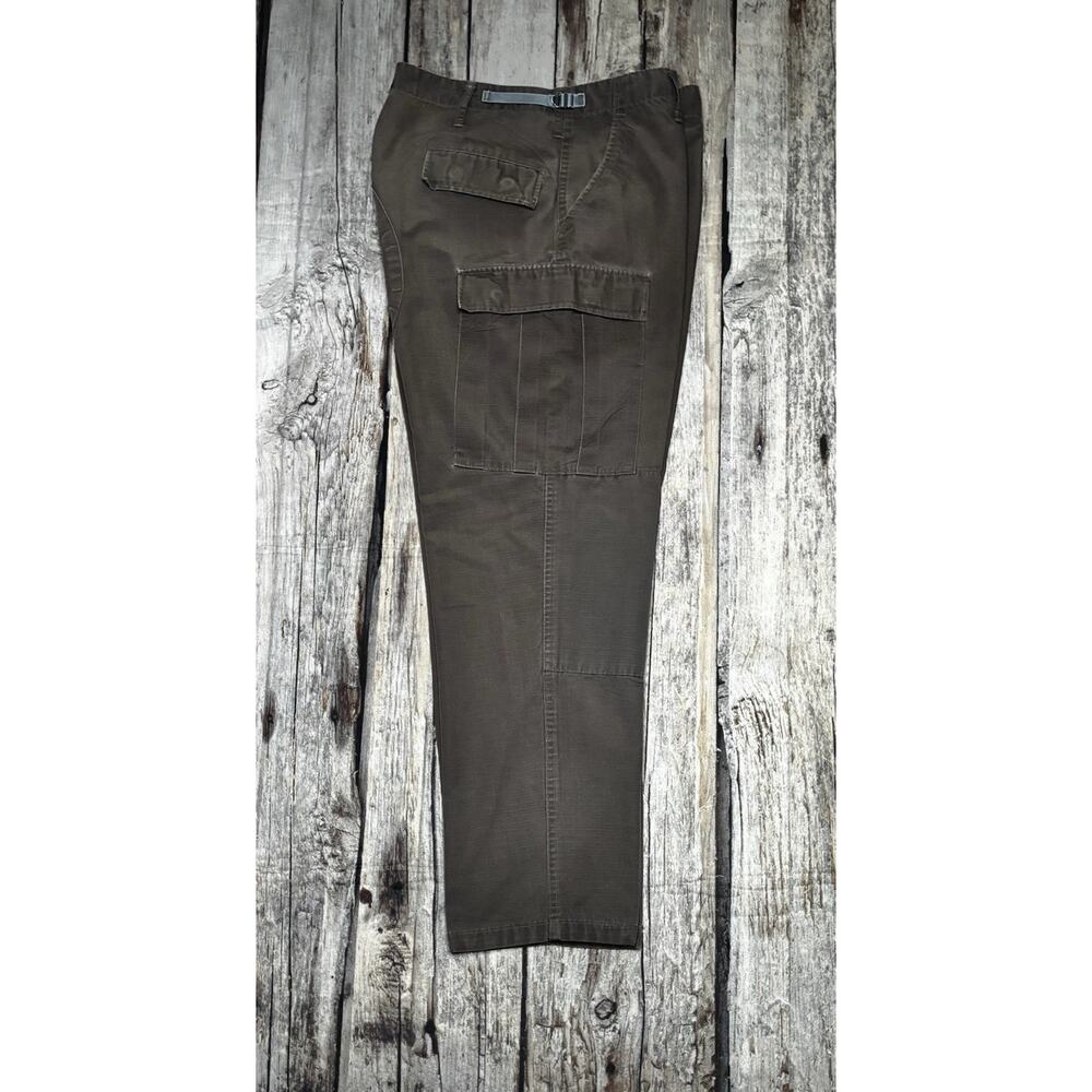 Propper Cargo Pants Brown Mens Size Large Reg 38/30 Baggy Combat Trouser Ripstop - Picture 8 of 11